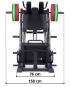 TRINFIT Leg press + Hack squat D7 Pro rozměry