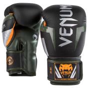 Boxerské rukavice Elite Boxing Gloves černá/stříbrná/Khaki VENUM vel. 10oz