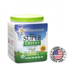 SUNWARRIOR Ormus Super Greens BIO 454 g mátový